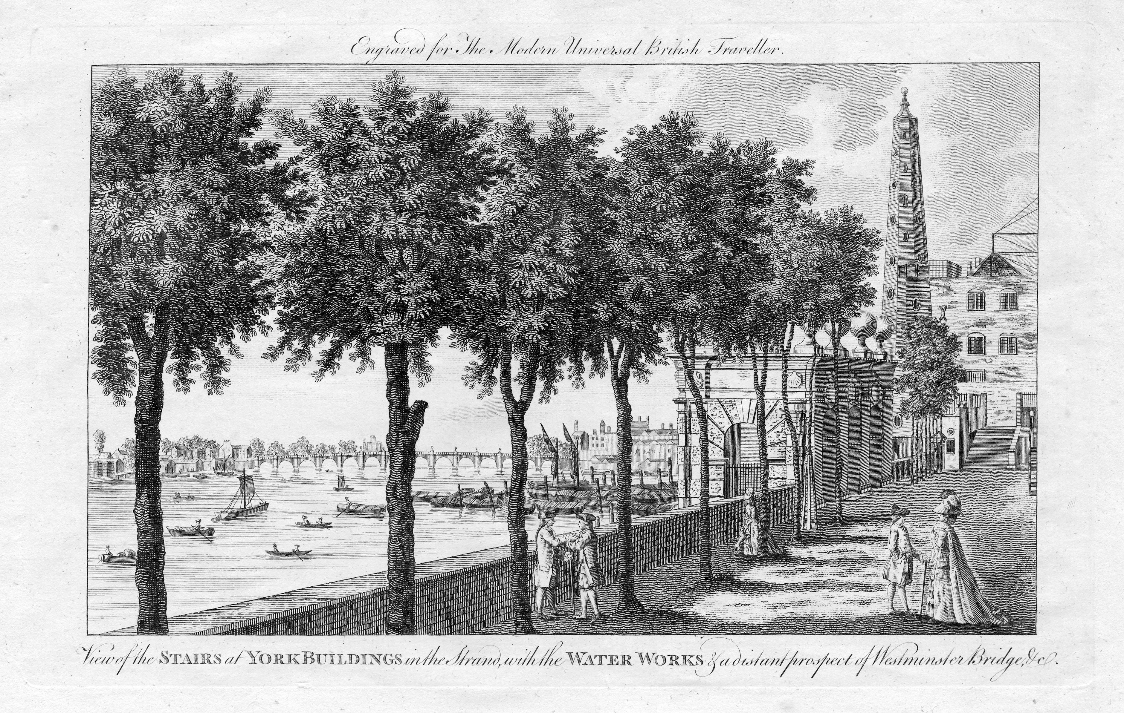 London,river view,prints,gates